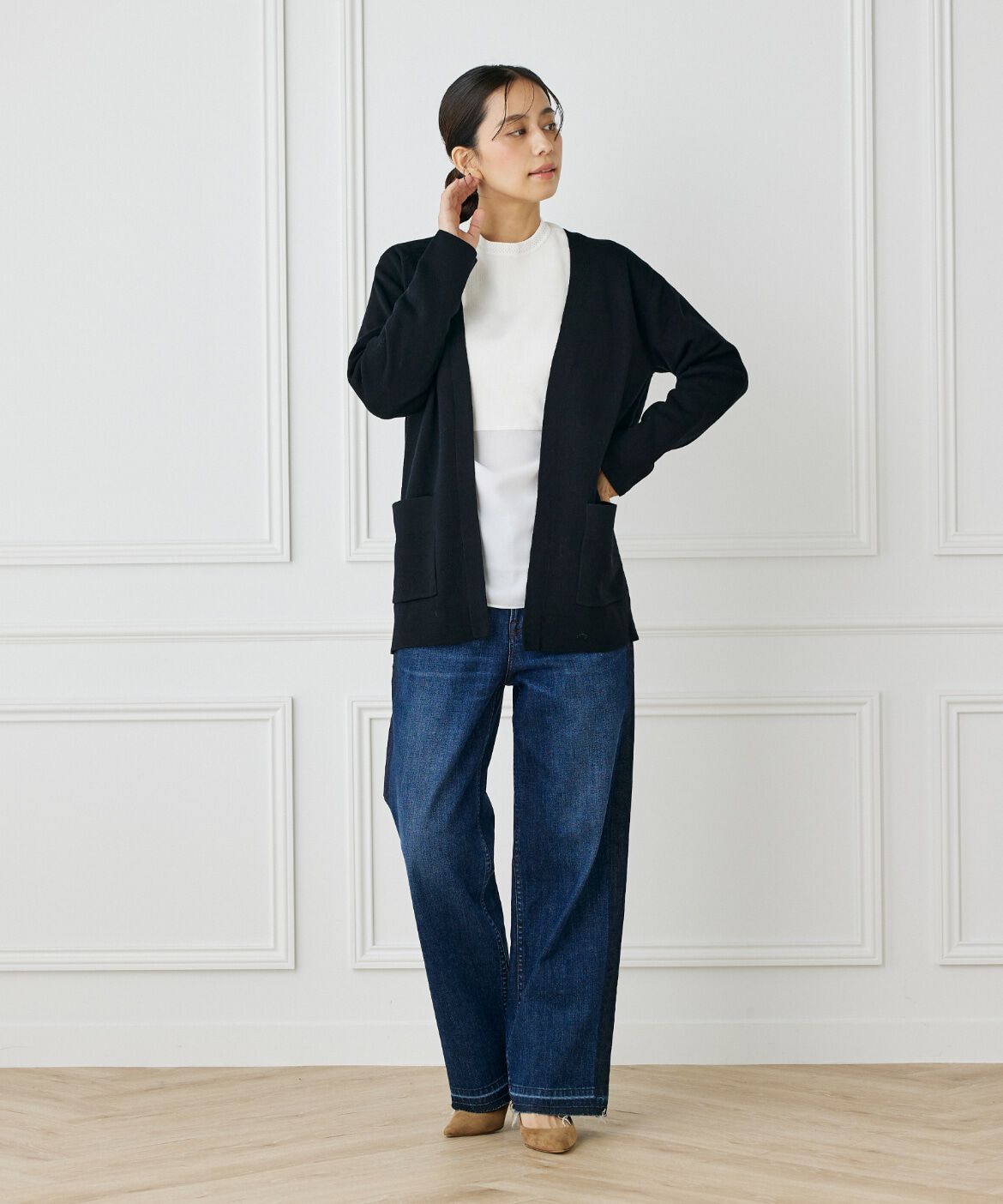 INED「ドッキングニット」|ニット・セーター|