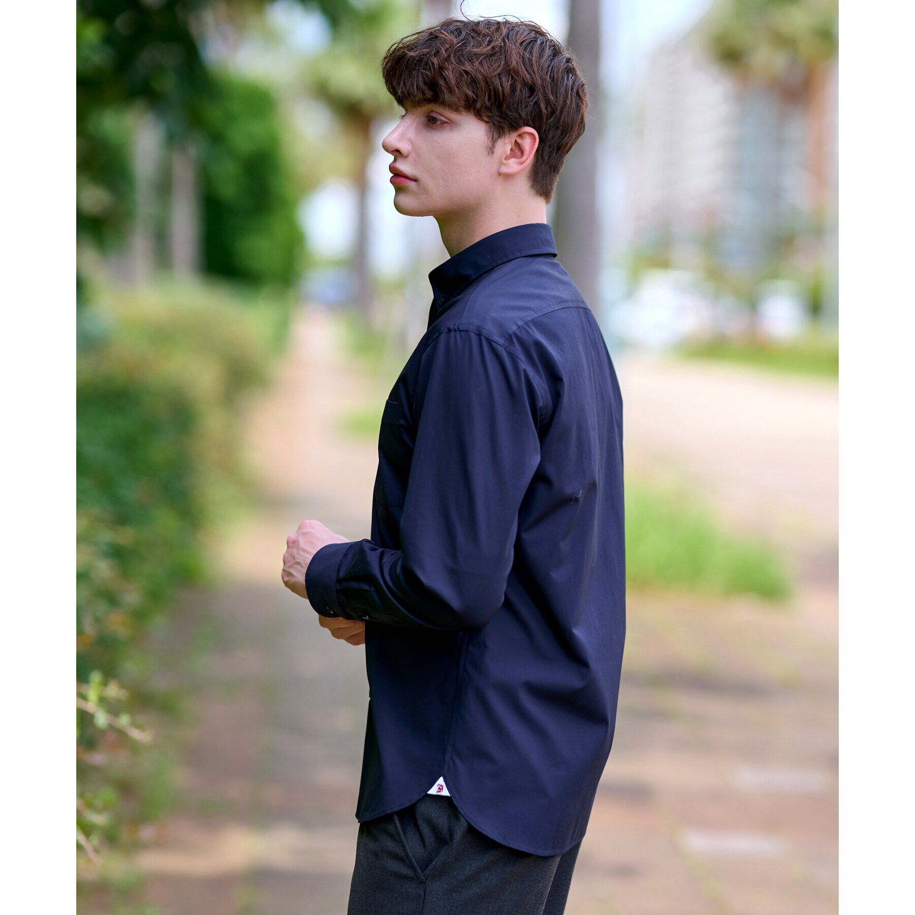 DRESSTERIOR「SUPIMA COTTON ボタンダウンシャツ」|シャツ・ブラウス|