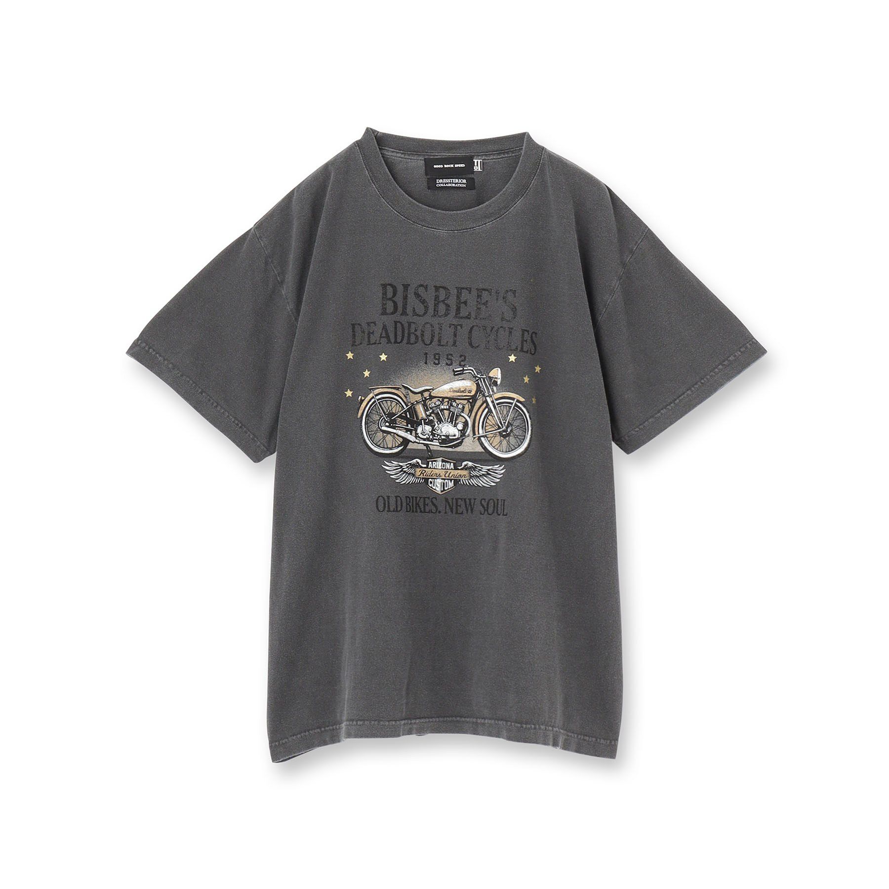DRESSTERIOR「GOOD ROCK SPEED（グッドロックスピード）別注バイクTシャツ」|Tシャツ・カットソー|グレー(015)