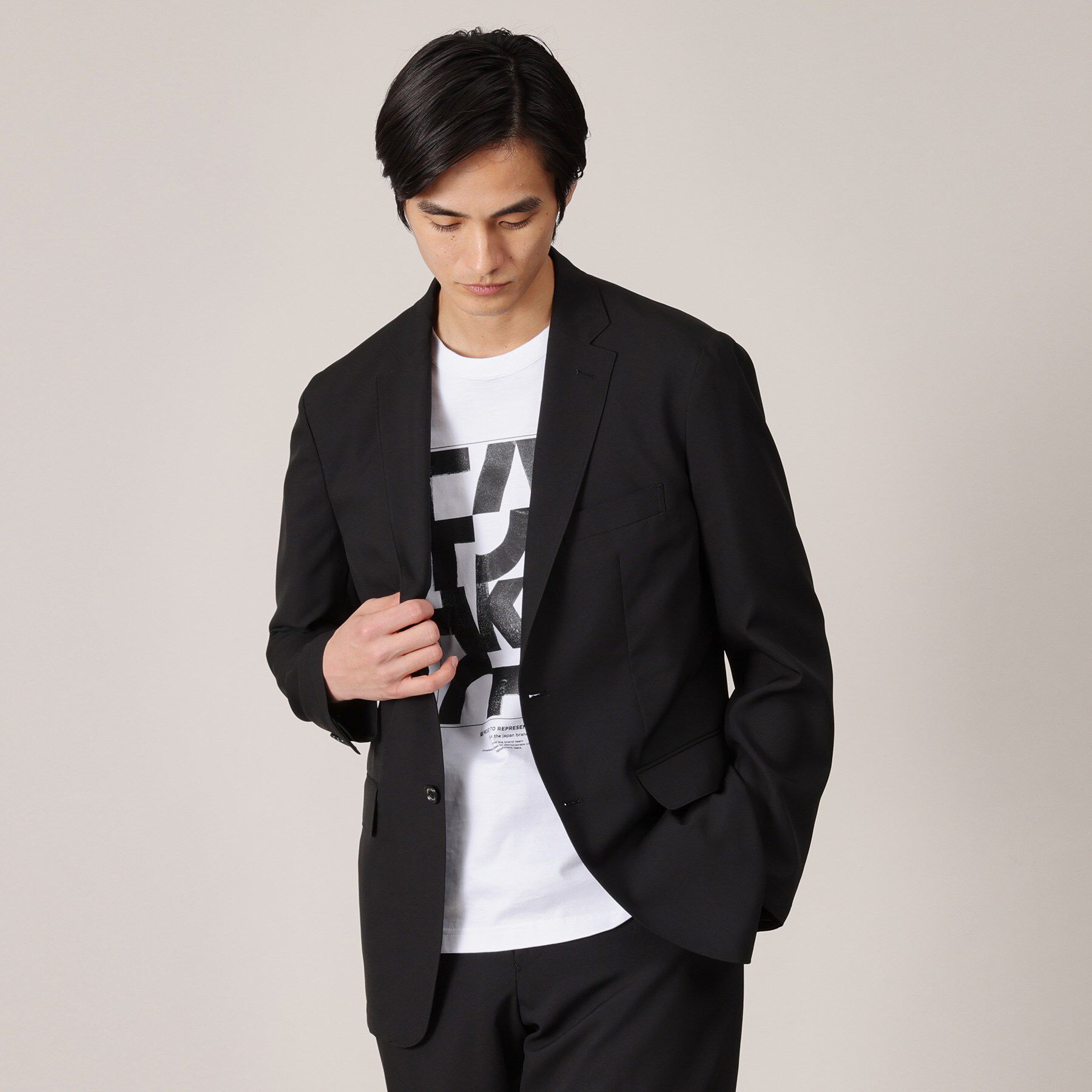 TAKEO KIKUCHI「【LIMITED】コンフォータブル セットアップ /ジャケット＆パンツ」|テーラードジャケット|