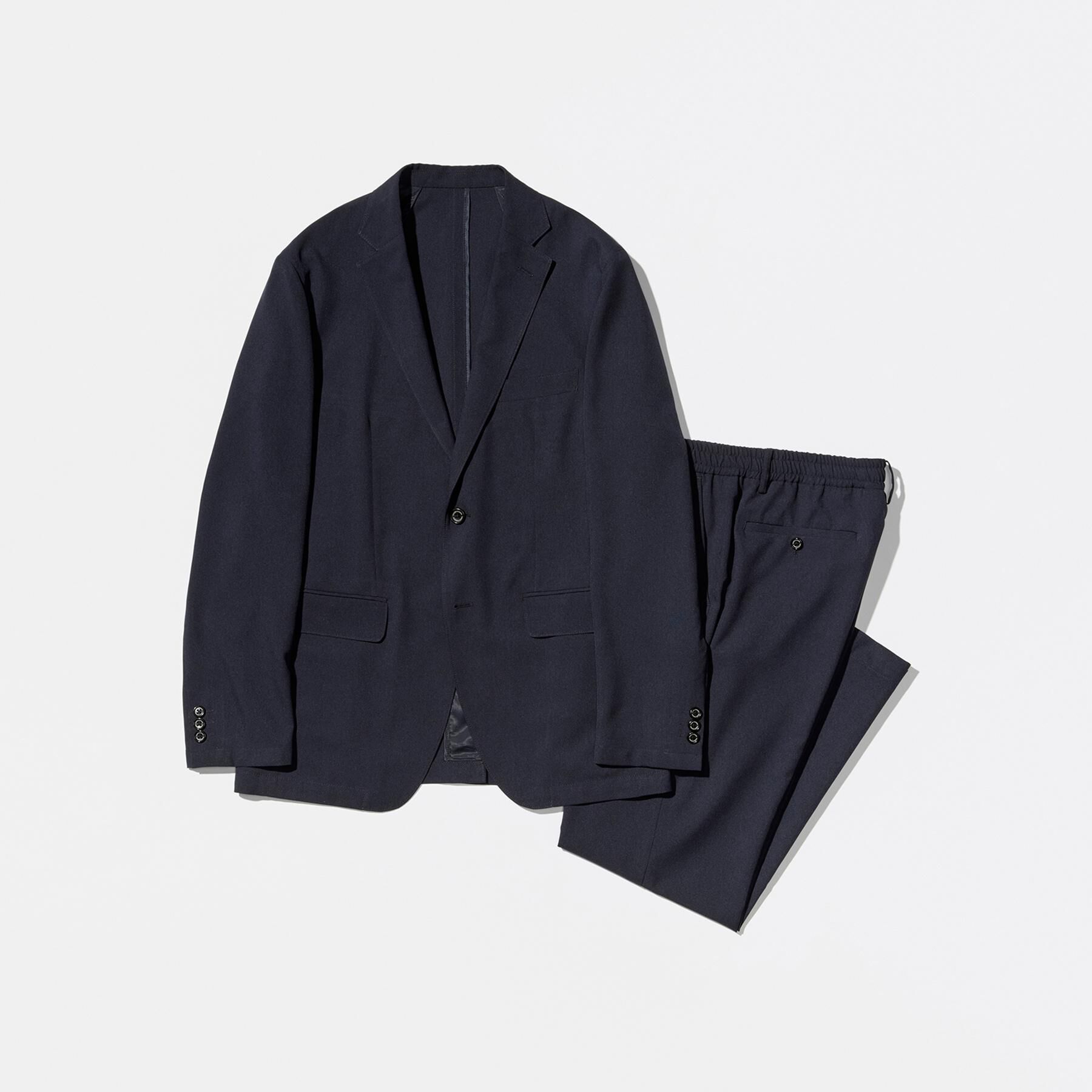 TAKEO KIKUCHI「【LIMITED】コンフォータブル セットアップ /ジャケット＆パンツ」|テーラードジャケット|ネイビー(094)