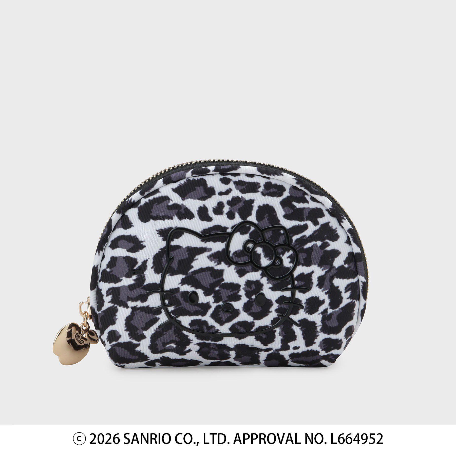 OPAQUE.CLIP「◆【ハローキティ】立体フェイスプリントシェルポーチ」|ポーチ|グレー(812)