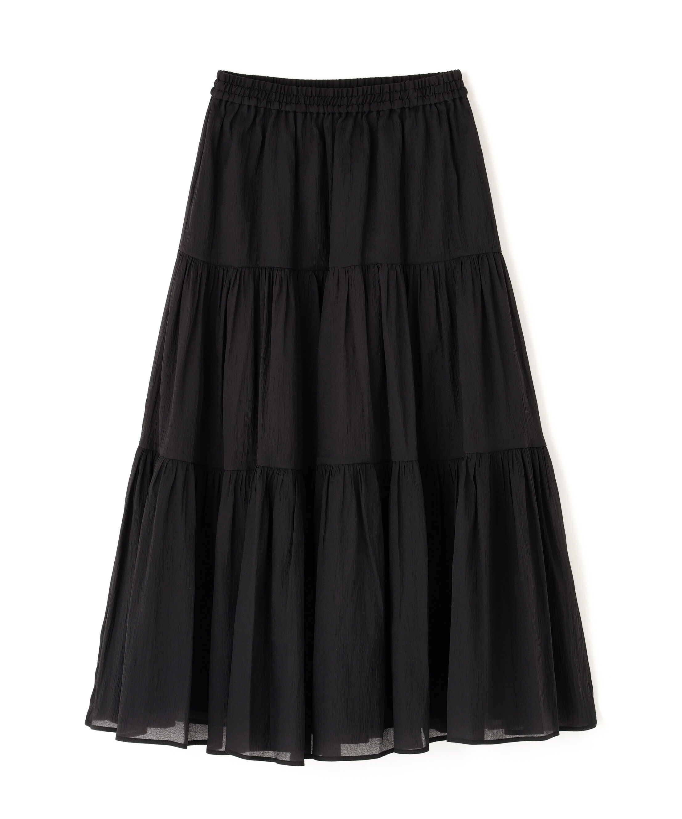  「オーガンジーティアードスカート」|スカート|