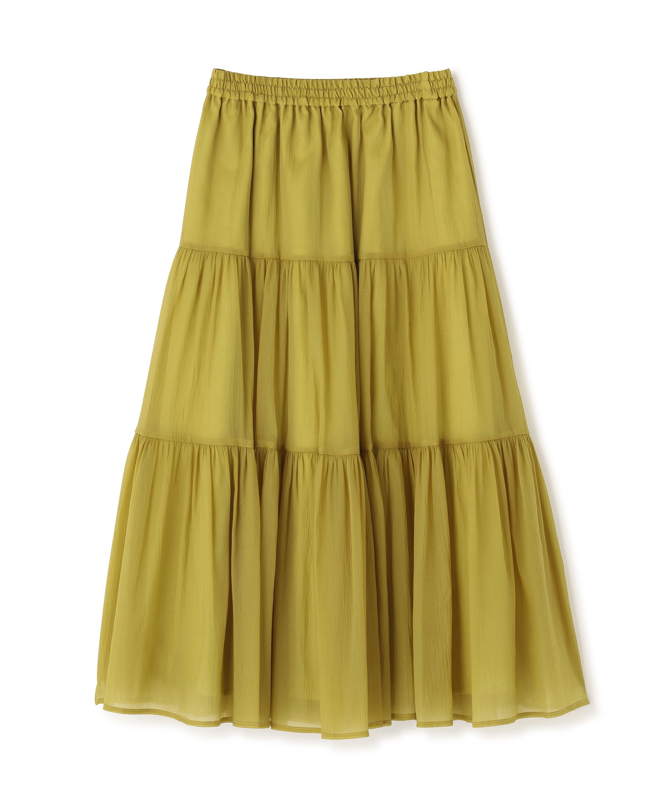  「オーガンジーティアードスカート」|スカート|