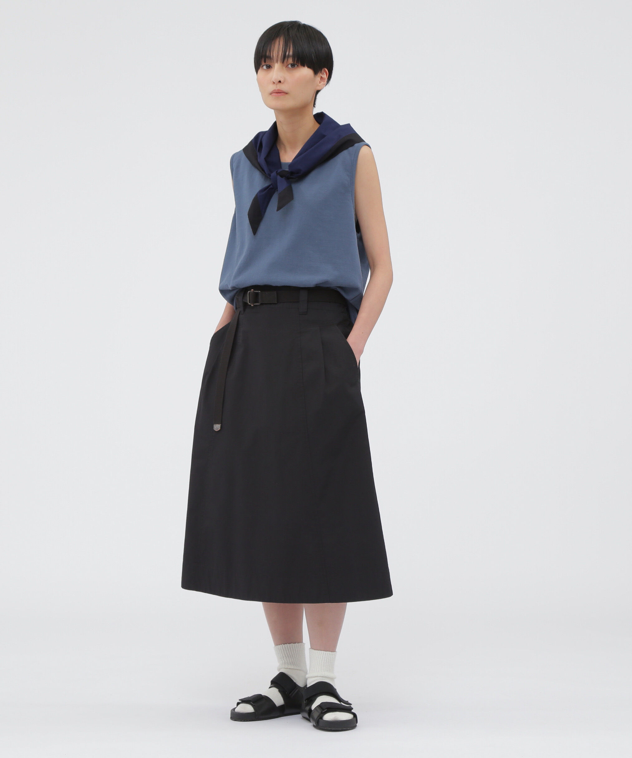 MHL.「MHL WOVEN SCOUT SCARF」|バンダナ・スカーフ|