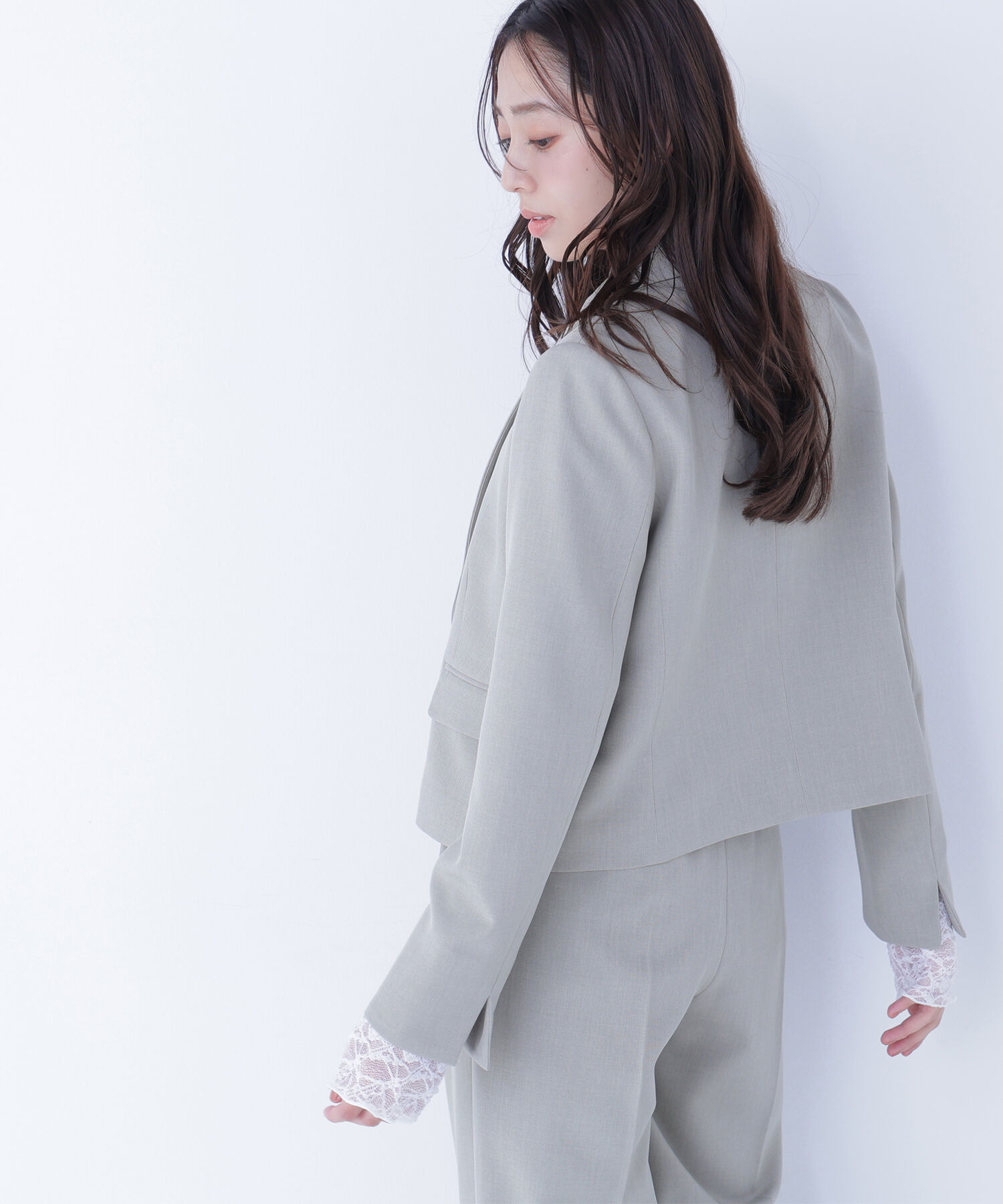  「クラッシー SETUP ショート丈ジャケット」|その他|