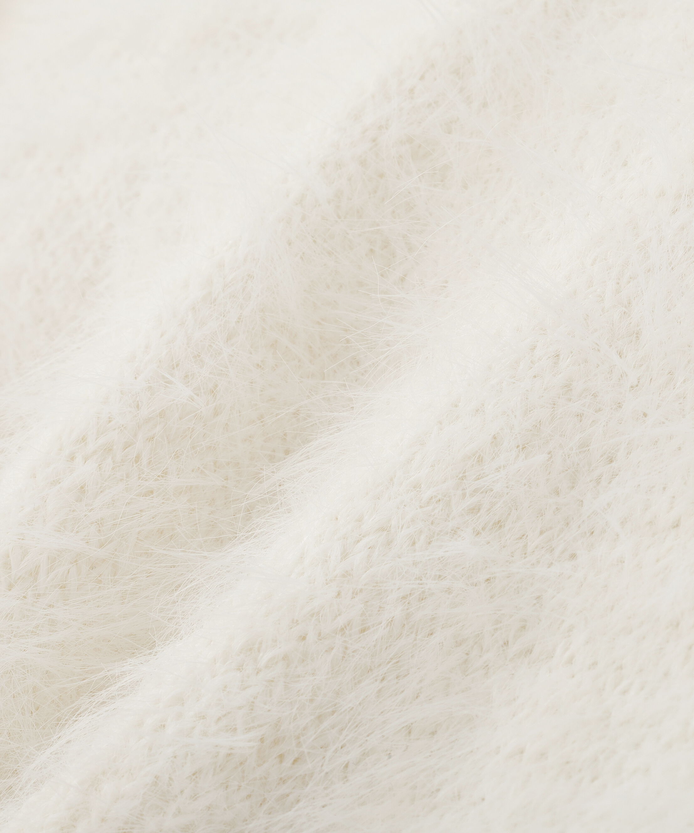  「ハートプレート付きフェザーニット」|ニット・セーター|