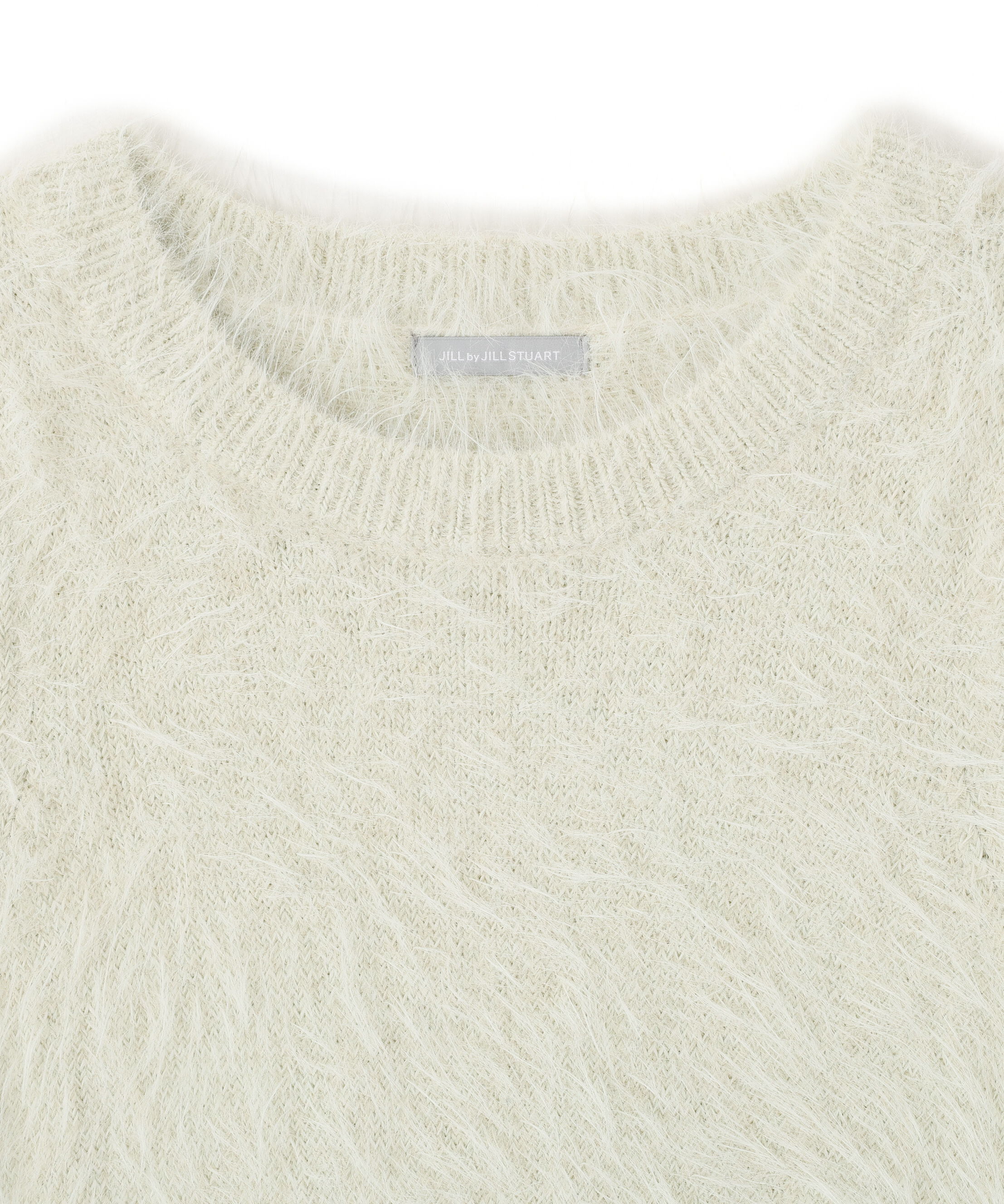  「ハートプレート付きフェザーニット」|ニット・セーター|