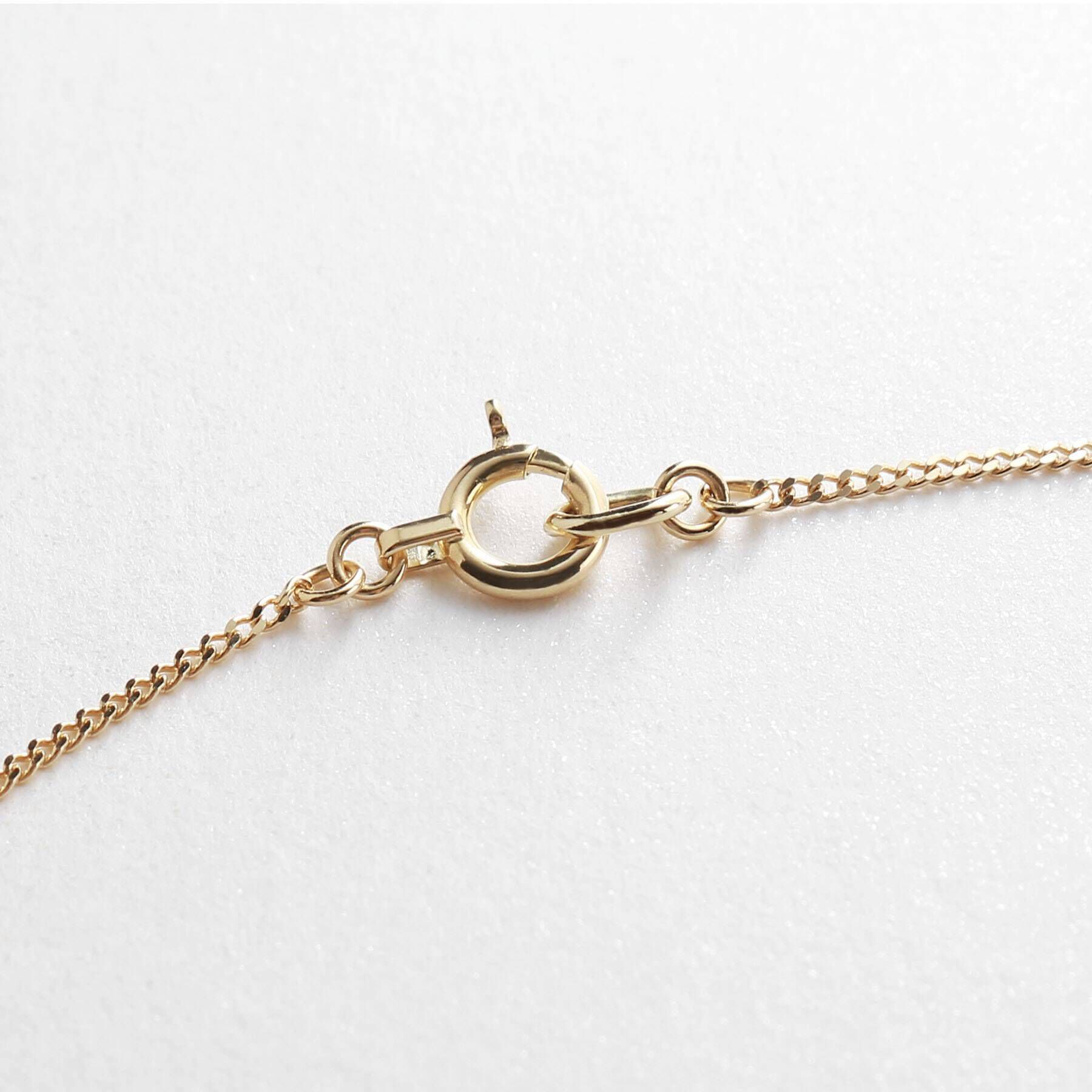 COCOSHNIK「K18ダイヤモンドプリンセスカット キヘイネックレス」|ネックレス|