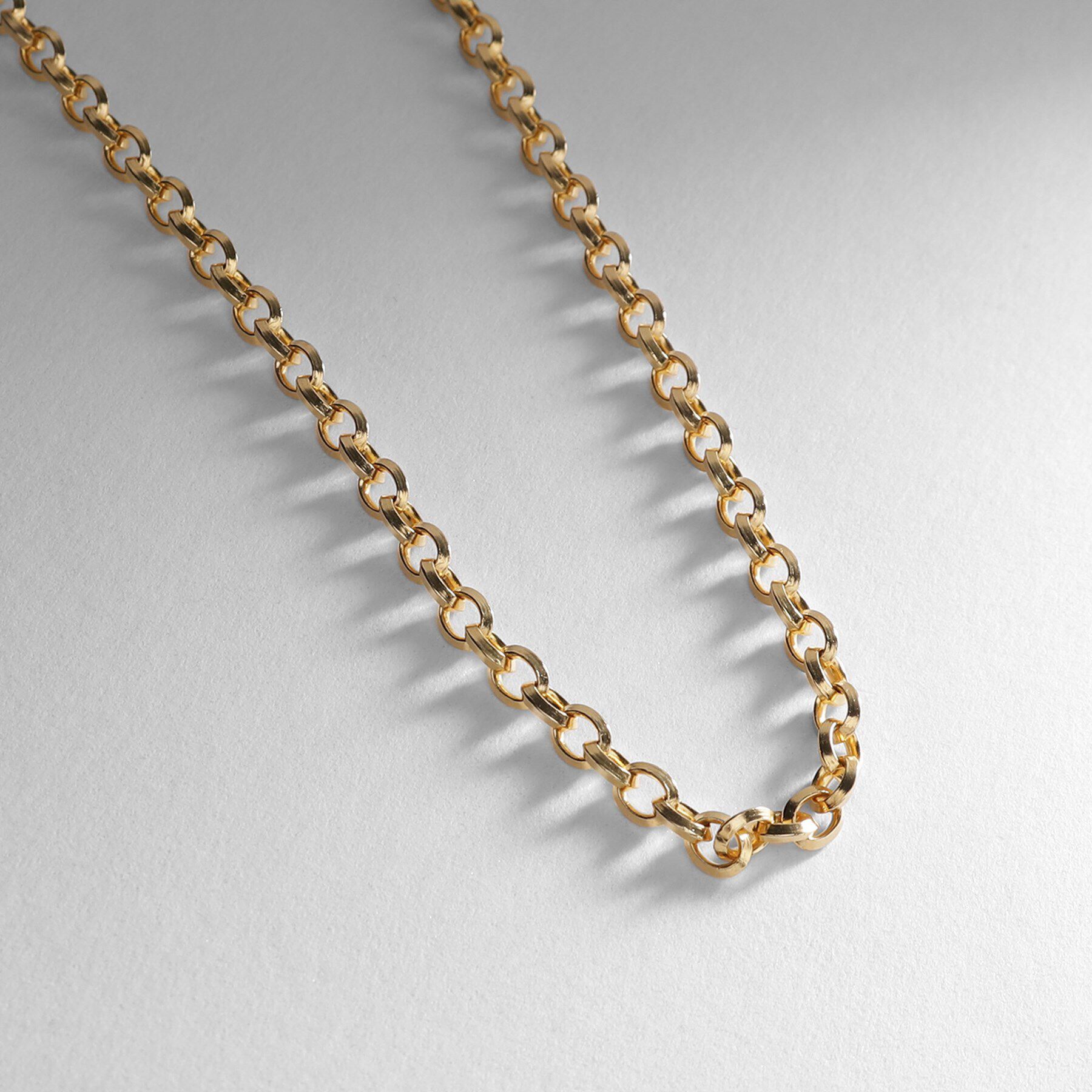 COCOSHNIK ONKITSCH「シルバー デザインチェーン リッジケーブル ネックレス GP」|ネックレス|