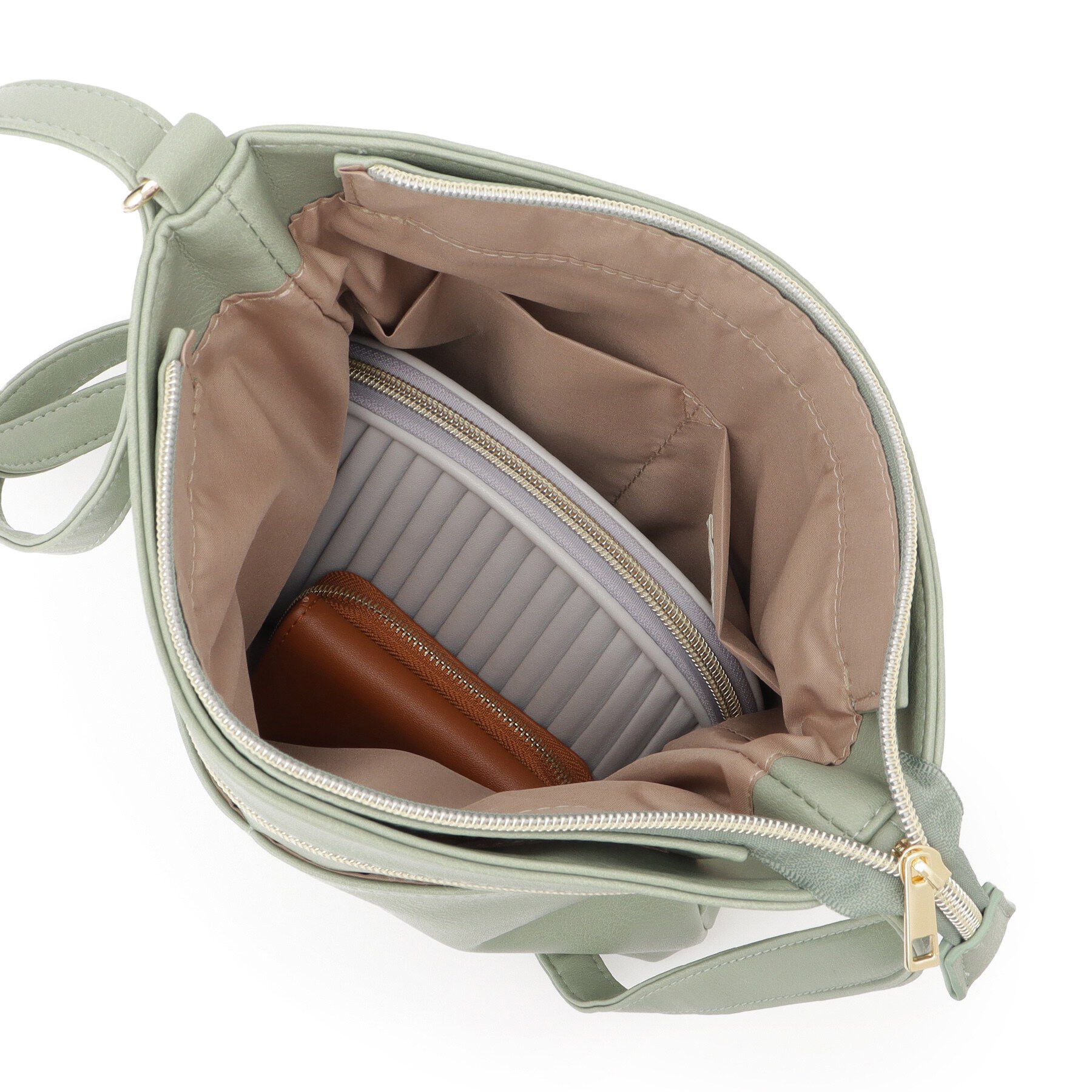 SHOO･LA･RUE「ボディフィット8ポケットショルダーバッグ」|ショルダー・メッセンジャー|