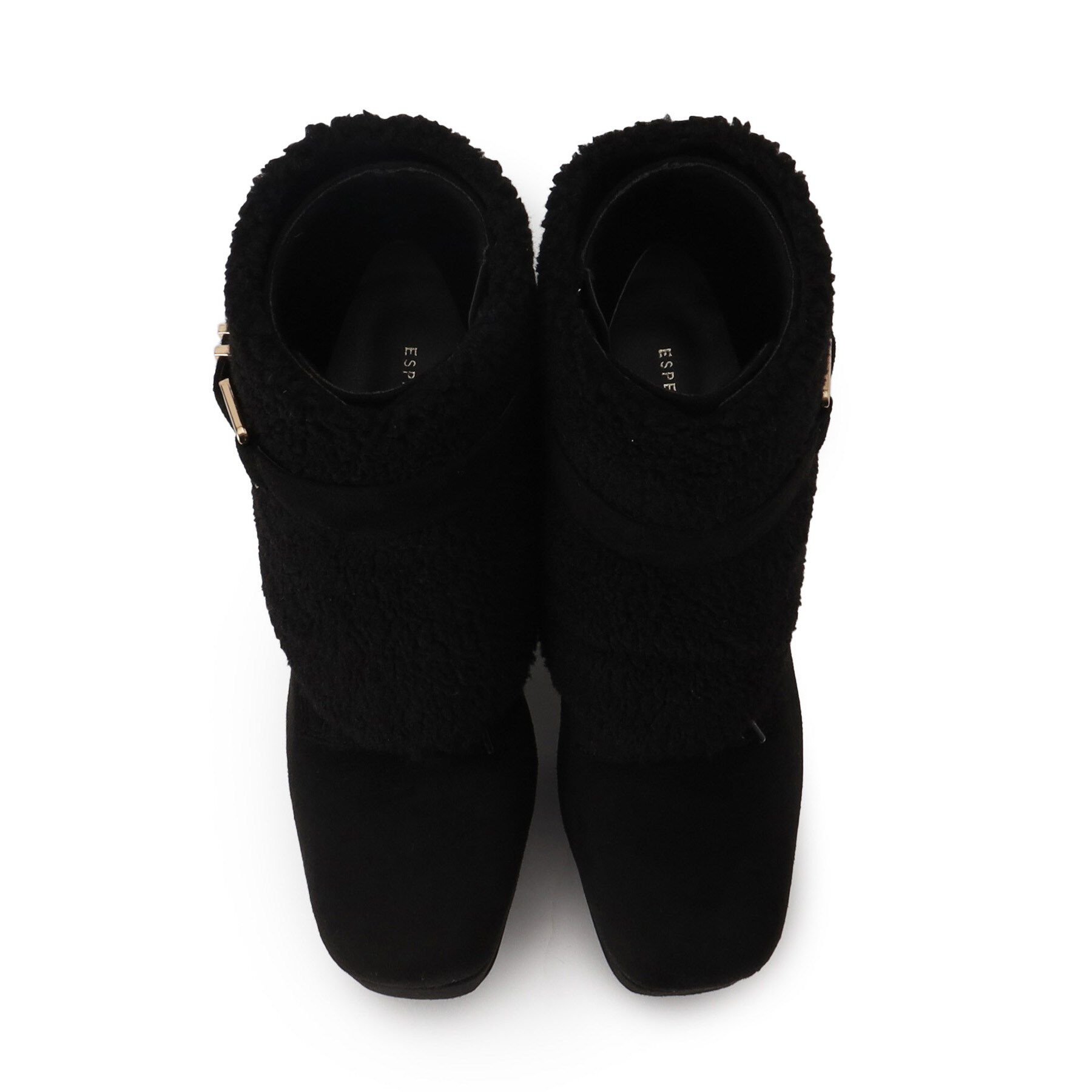 ESPERANZA「【ラク盛り／ショートブーツ】リピーター続出／脚長美脚 3WAYボアレースアップショートブーツ」|ショートブーツ|