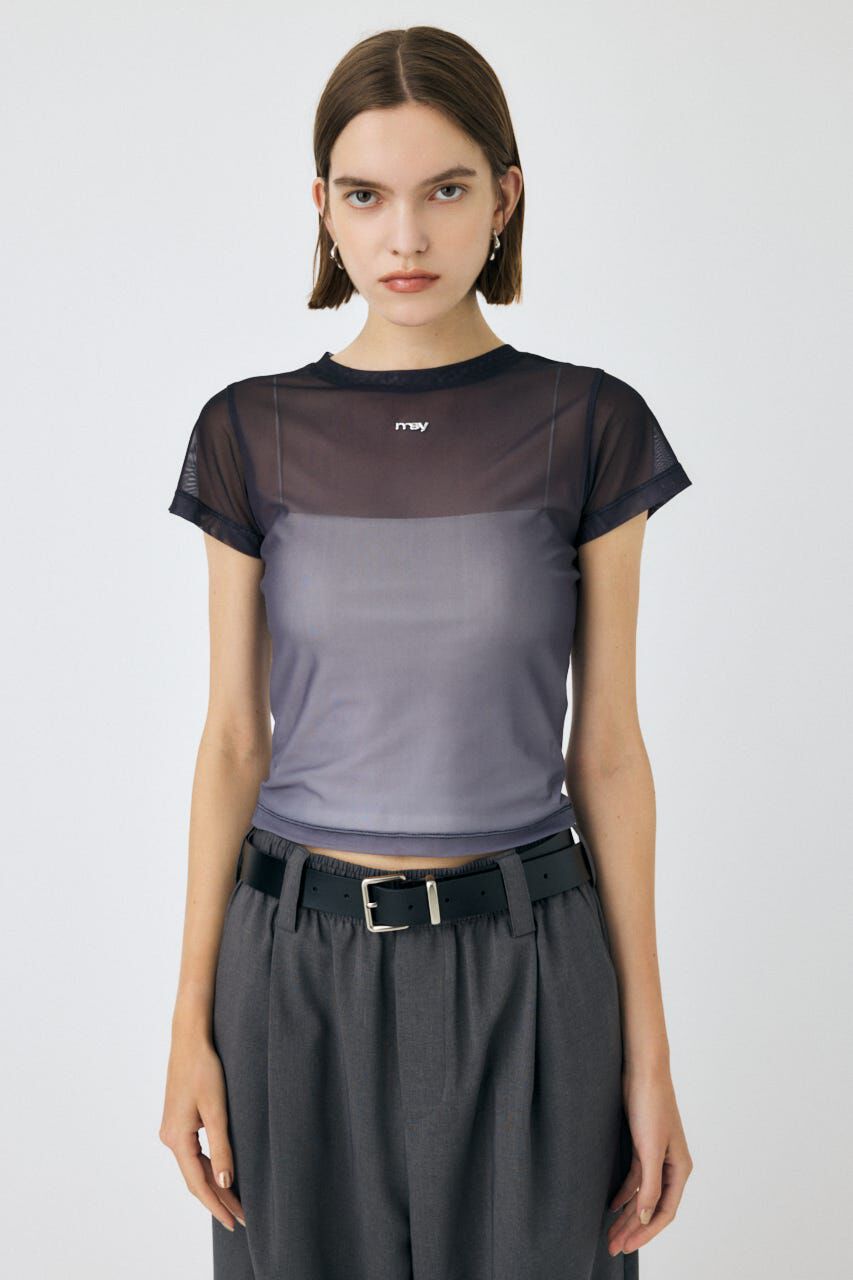 MOUSSY「GRADATION シアー TEE」|Tシャツ・カットソー|