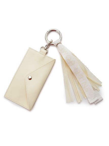 SNIDEL HOME「SNIDEL HOME ロゴチャーム」|定期入れ|YEL