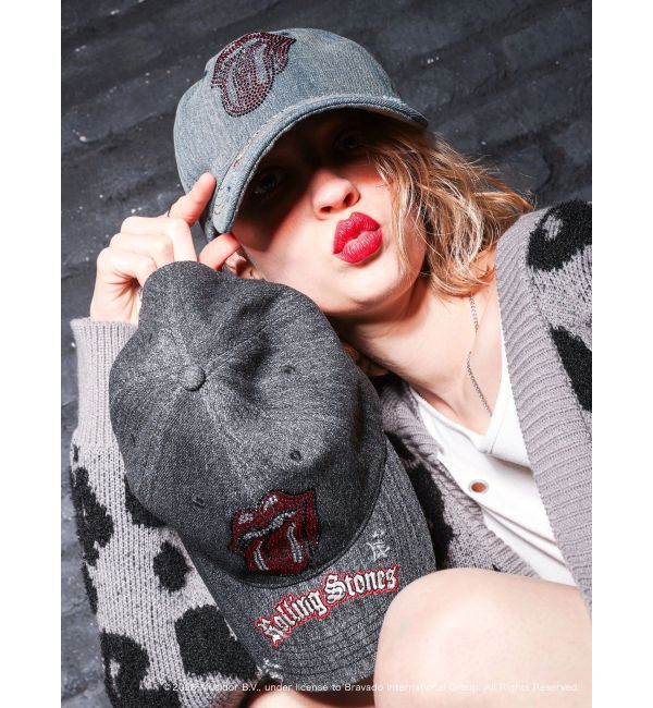 EVRIS「【ザ・ローリング・ストーンズ】ラインストーンCAP」|キャップ・キャスケット|