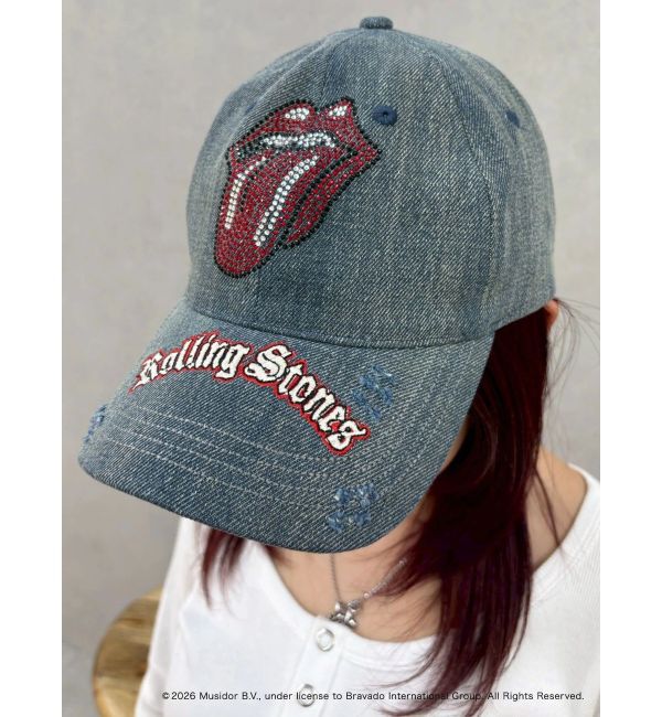 EVRIS「【ザ・ローリング・ストーンズ】ラインストーンCAP」|キャップ・キャスケット|