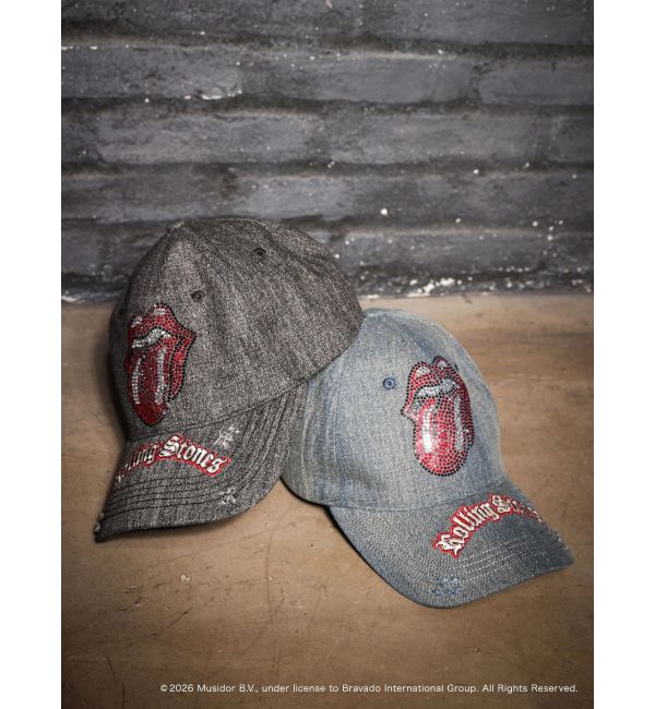 EVRIS「【ザ・ローリング・ストーンズ】ラインストーンCAP」|キャップ・キャスケット|