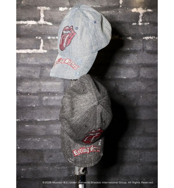 EVRIS「【ザ・ローリング・ストーンズ】ラインストーンCAP」|キャップ・キャスケット|