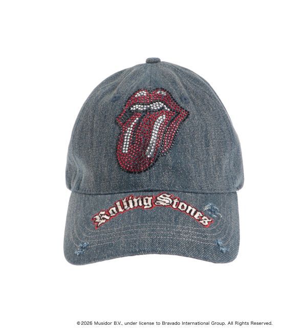 EVRIS「【ザ・ローリング・ストーンズ】ラインストーンCAP」|キャップ・キャスケット|