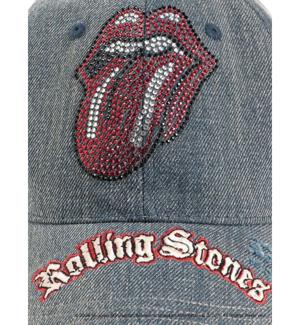EVRIS「【ザ・ローリング・ストーンズ】ラインストーンCAP」|キャップ・キャスケット|