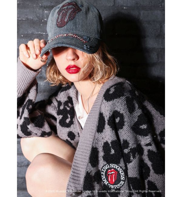 EVRIS「【ザ・ローリング・ストーンズ】ラインストーンCAP」|キャップ・キャスケット|