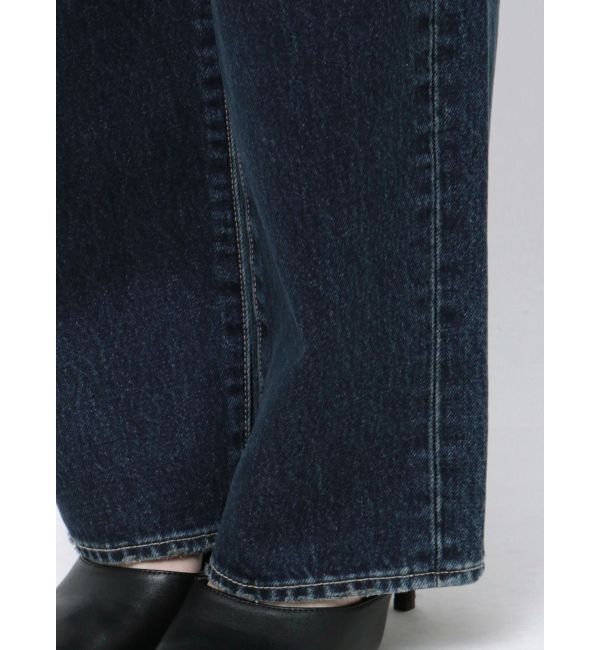 GYDA「ハイウエストfront and backダメージワイドデニムパンツ」|デニム|