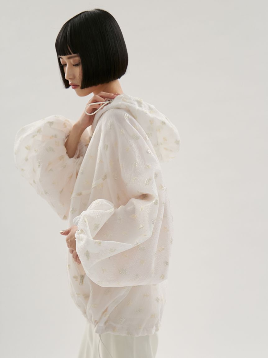 emmi atelier「ビッグフォルムフーディーブルゾン」|ブルゾン・スタジャン|