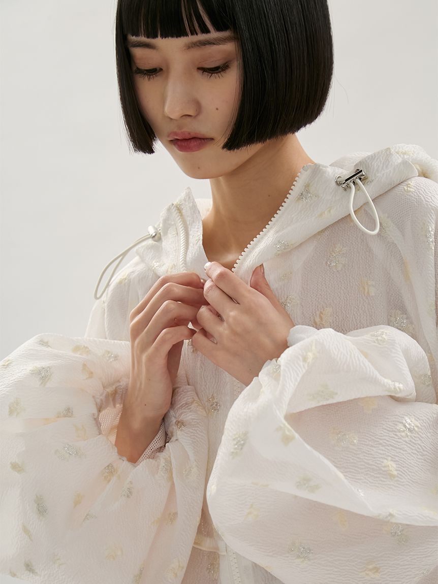 emmi atelier「ビッグフォルムフーディーブルゾン」|ブルゾン・スタジャン|