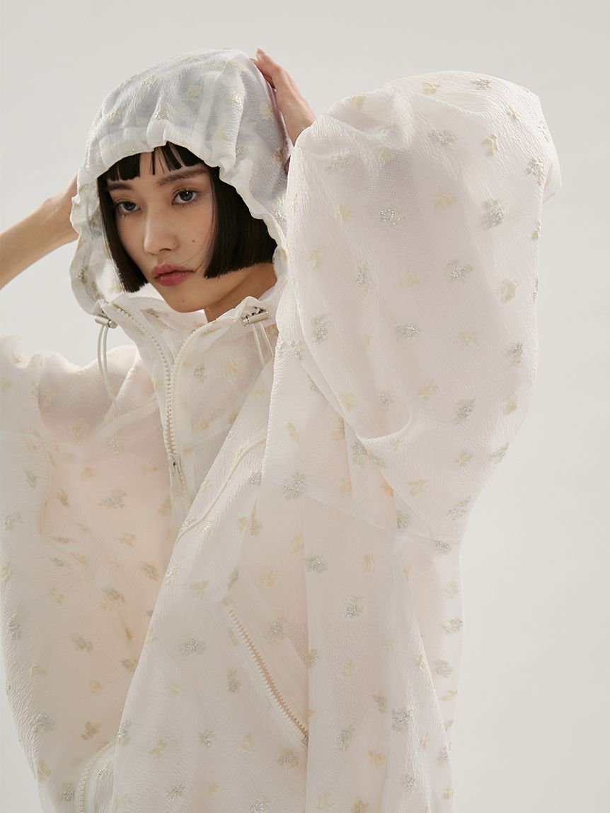 emmi atelier「ビッグフォルムフーディーブルゾン」|ブルゾン・スタジャン|