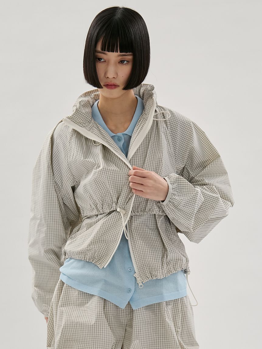 emmi atelier「ドロストナイロンブルゾン/撥水【セットアップ対応】」|ブルゾン・スタジャン|