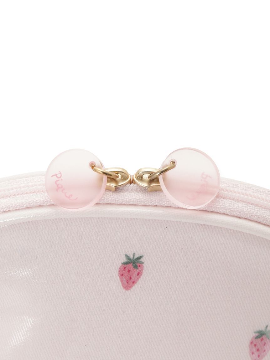 gelato pique「ストロベリー柄コーティングポーチ」|ポーチ|