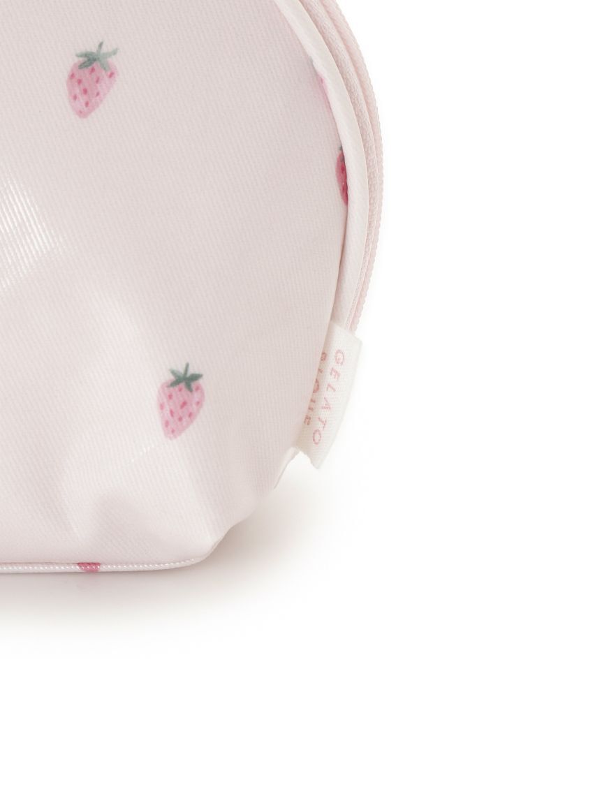 gelato pique「ストロベリー柄コーティングポーチ」|ポーチ|
