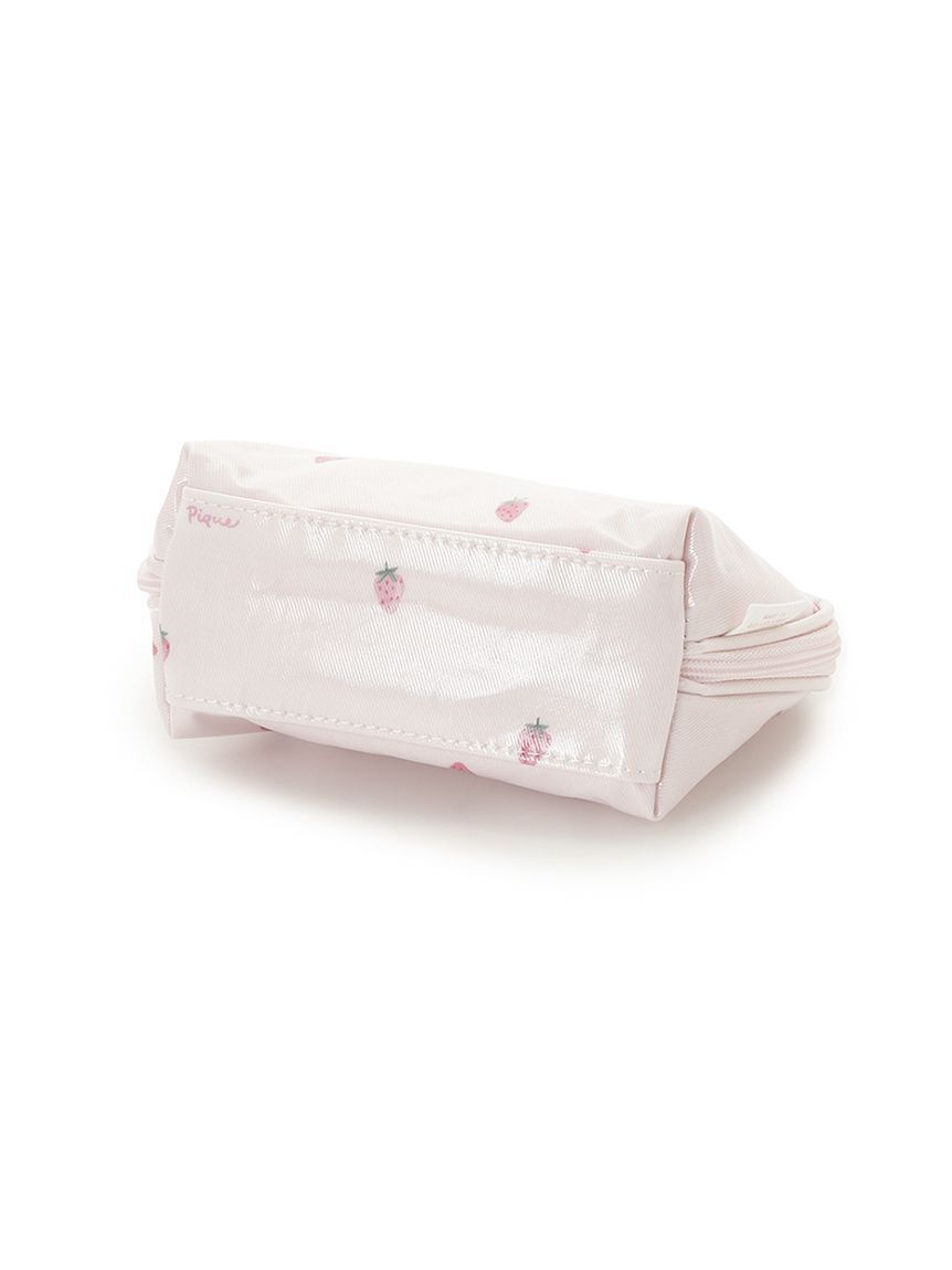 gelato pique「ストロベリー柄コーティングポーチ」|ポーチ|