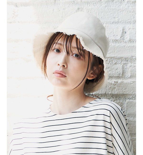 ikka「UVフリンジバケットハット」|その他|