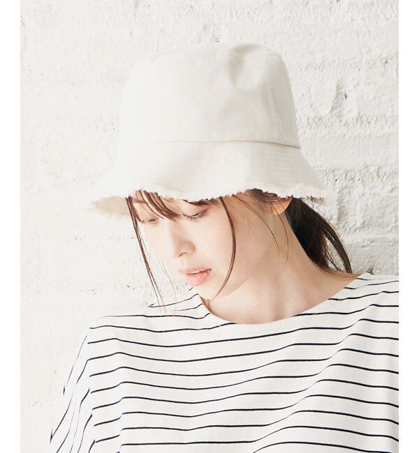 ikka「UVフリンジバケットハット」|その他|