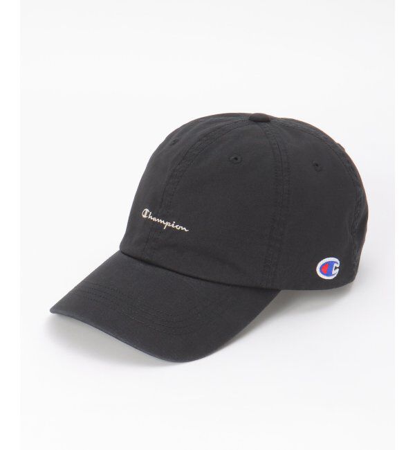 ikka「Champion チャンピオン ロゴ刺繍キャップ」|その他|ブラック