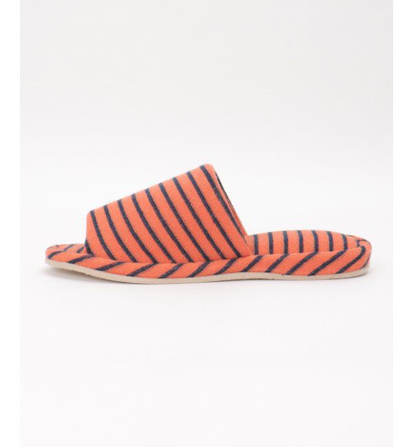 TOKYO DESIGN CHANNEL「パイルボーダー外縫いスリッパ」|ルームシューズ|