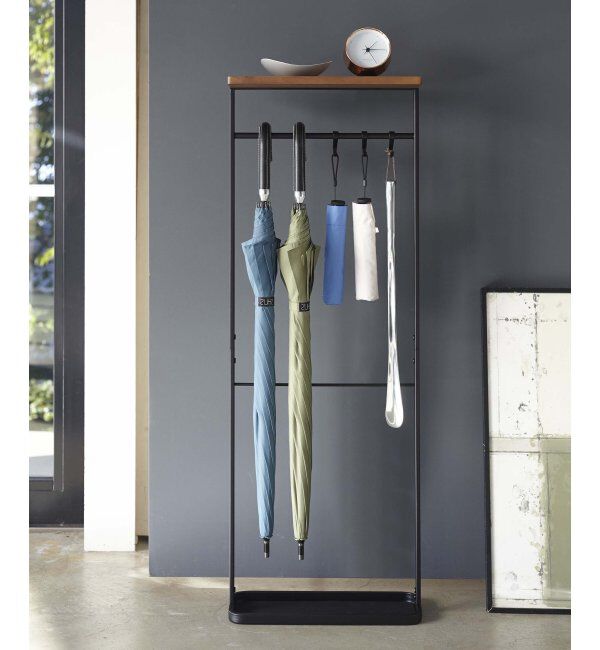 Lbc with Life「tower 天板付き傘立て」|その他|ブラック