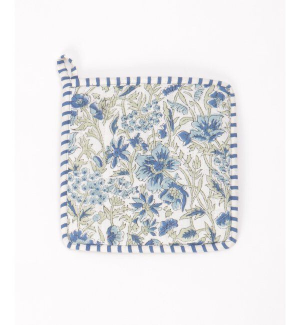 Lbc with Life「ミトン鍋敷きブロックプリント」|食器・キッチングッズ|