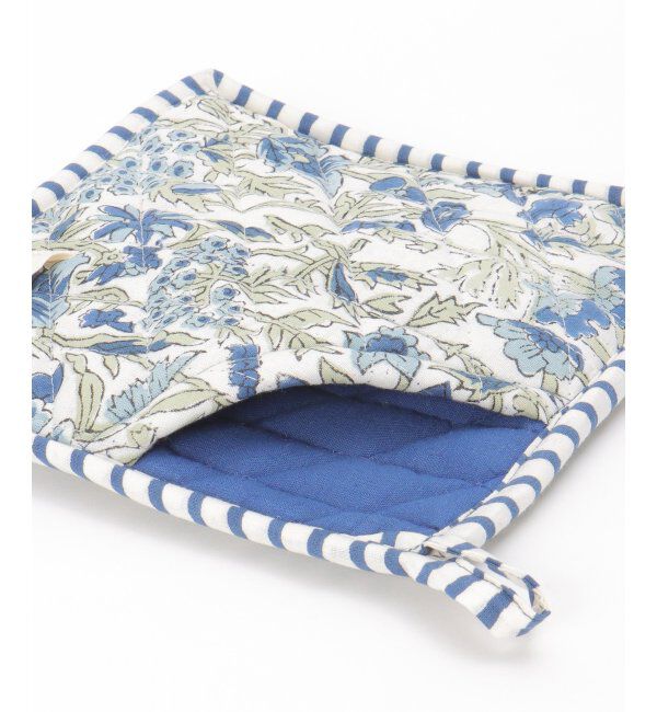 Lbc with Life「ミトン鍋敷きブロックプリント」|食器・キッチングッズ|