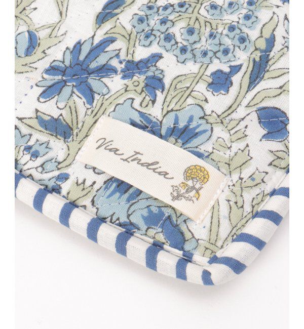 Lbc with Life「ミトン鍋敷きブロックプリント」|食器・キッチングッズ|