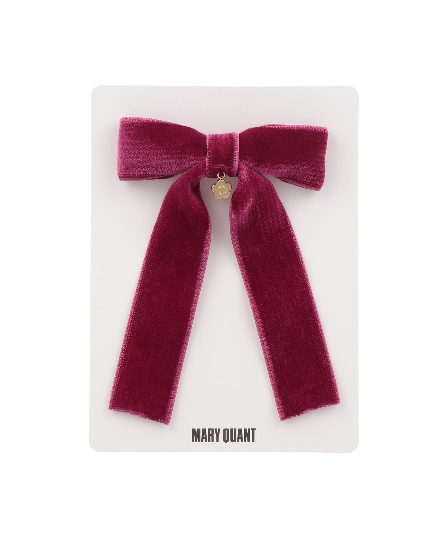 MARY QUANT「ベロアリボン バレッタ」|その他|