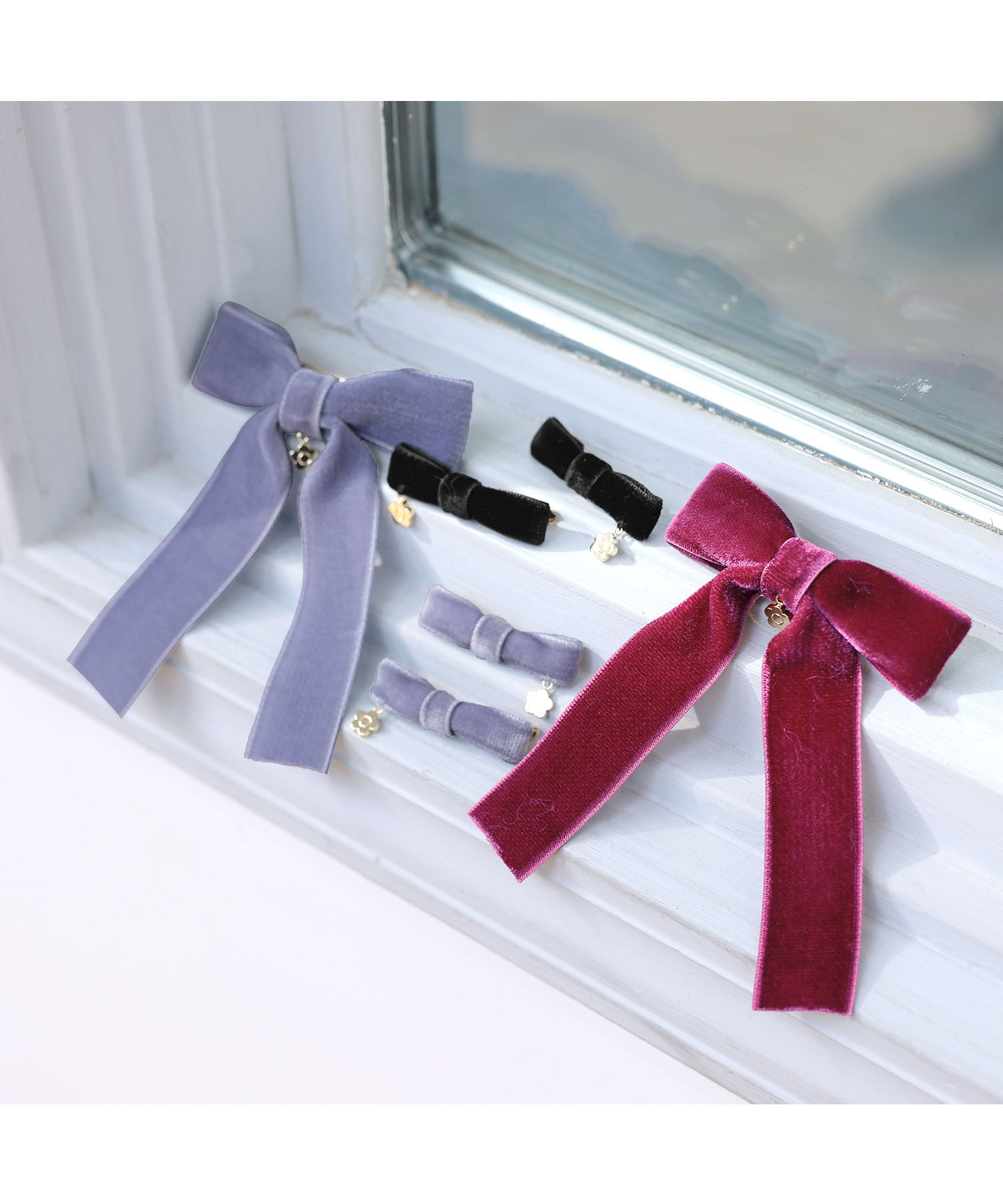 MARY QUANT「ベロアリボン バレッタ」|その他|