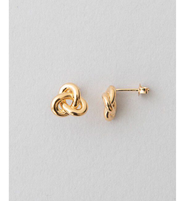 Jouete「ピアス ノット」|ピアス|イエローゴールド