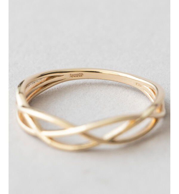 Jouete「[レイヤー] K10YG リング ブレイズ」|リング|