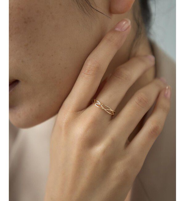 Jouete「[レイヤー] K10YG リング ブレイズ」|リング|