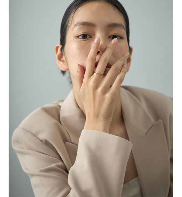 Jouete「[レイヤー] K10YG リング ブレイズ」|リング|