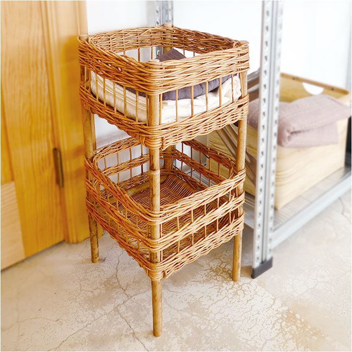 BACKYARD FAMILY「アラログ ランドリーバスケット 2段 通販 THE AROROG. ランドリー収納 バスケット」|その他|