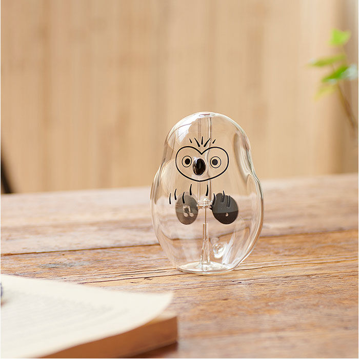 BACKYARD FAMILY「ラジオメーター 通販 ガラス 置物 かわいい ふくろう フクロウ 梟 とり トリ 鳥 光 日光」|その他|