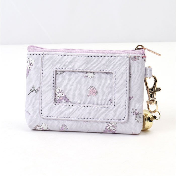 BACKYARD FAMILY「サンリオ リール付きパスケース 通販 パスケース リール付きキーケース パスポーチ 定期券入れ」|定期入れ|